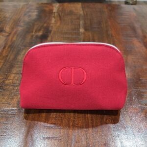 Dior Red Cosmetic Bag